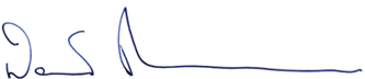 David Benson-Pope's signature.