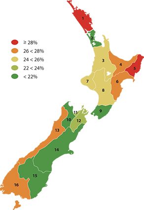 This image is a visual representation of the data for this indicator. See the table below this image for the information. 