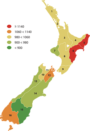 This image is a visual representation of the data for this indicator. See the table below this image for the information. 