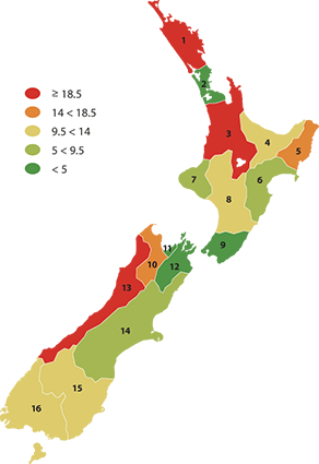 This image is a visual representation of the data for this indicator. See the table below this image for the information. 