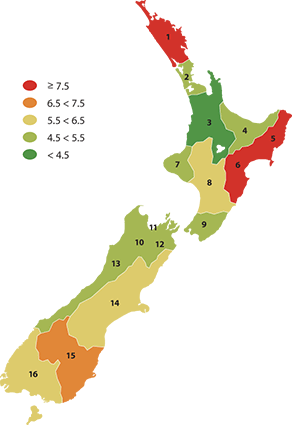 This image is a visual representation of the data for this indicator. See the table below this image for the information. 