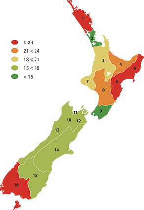 This image is a visual representation of the data for this indicator. See the table below this image for the information. 