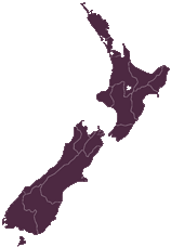 Map of New Zealand