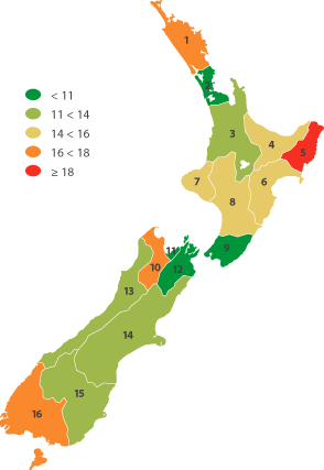 This image is a visual representation of the data for this indicator. See the table below this image for the information. 